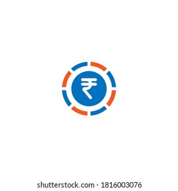 Crypto coin icon design concept vector