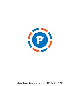 Crypto coin icon design concept vector