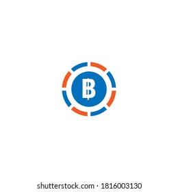 Crypto coin icon design concept vector