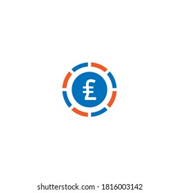 Crypto coin icon design concept vector