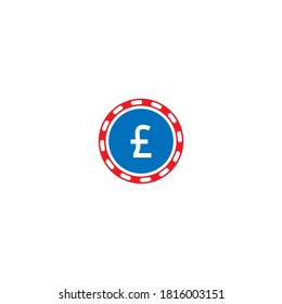 Crypto coin icon design concept vector