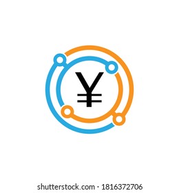 Crypto coin icon design concept vector