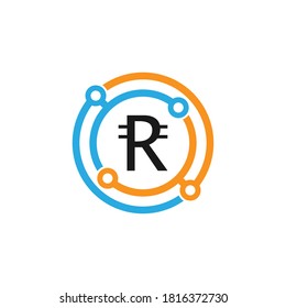 Vector de concepto de diseño de icono de criptografía