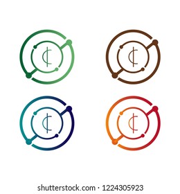 Crypto Coin Logo , clear, useful ,editable. Perfect for use in a wide range of new media templates: Web Marketing Agency, Social Media Services Showcase, Online Marketing Apps, and Web.

