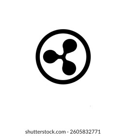 crypto coin logo with simple design