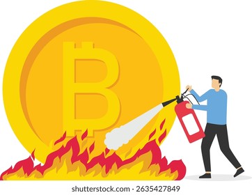 "Controle de Crise de Criptografia: Eliminando o Fogo Bitcoin"


