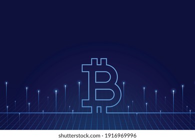 fondo de tecnología de bitcoin de moneda crypto de dinero virtual