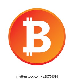 Crypto currency. Bitcoin. Vector