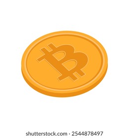 Crypto Currency Flat Icon, Vector illustration