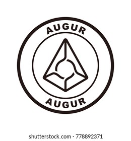 crypto currency icon (augur) 
