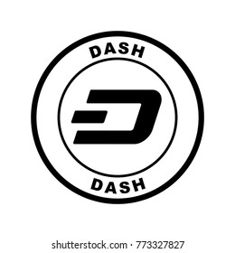 crypto currency icon (dash)