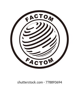 crypto currency icon (factom) 