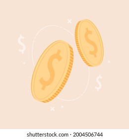 Crypto Currency Illustration, Gold Coin Icon, Economy Illustration, Digital Coin, Bitcoin Wallet, Bitcoin Vector, Alt Coin, Stable Coin Background