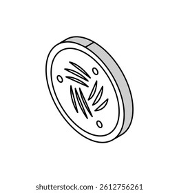 crypto digital device isometric icon vector. crypto digital device sign. isolated symbol illustration