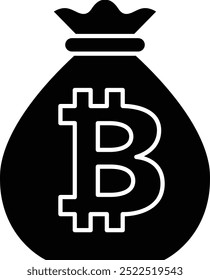 Ícone ou Ilustração de Fundo de Criptografia para Representar o Pool de Investimentos de Criptomoeda