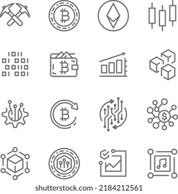 Crypto icon pack perfect for apps tools, blog and social media 