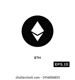 Crypto icon vector. Cryptocurrency icon or logo symbol vector illustration