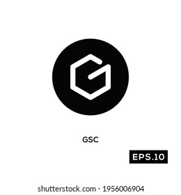 Crypto icon vector. Cryptocurrency icon or logo symbol vector illustration