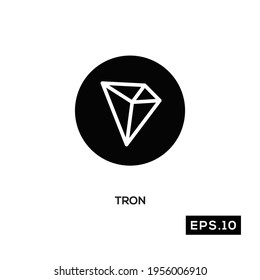 Crypto icon vector. Cryptocurrency icon or logo symbol vector illustration