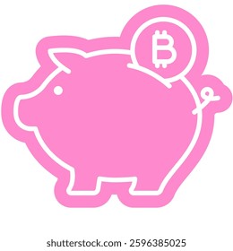 Crypto Investmnet symbol icon business