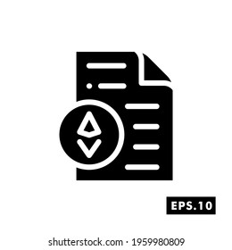 Crypto License icon. Crypto Icon or logo symbol vector