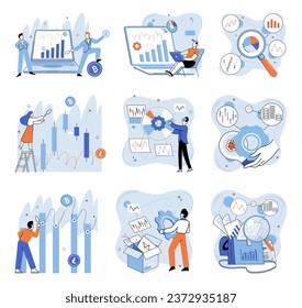 Crypto market. Vector illustration. Crypto currencies are digital assets utilize cryptographic technology for secure transactions Business ventures in crypto industry require deep understanding