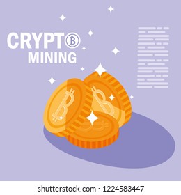 crypto mining bitcoin icons