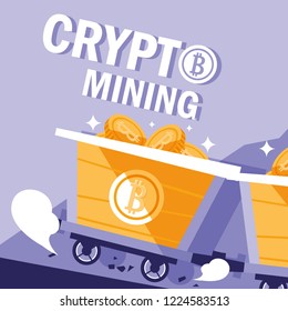 crypto mining bitcoin icons