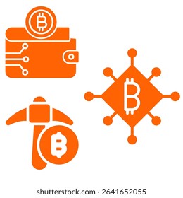 crypto mining image icon illustration