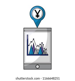 crypto money with tablet and statistics