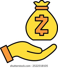 Crypto Payment Icon or Illustration for Digital Transactions