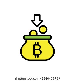 Ilustración del vector de icono de cifrado