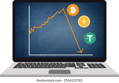 Crypto prices are decreasing in the market