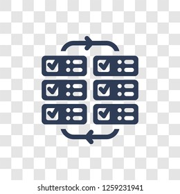 crypto records icon. Trendy crypto records logo concept on transparent background from Cryptocurrency economy and finance collection