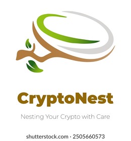 Crypto startup: new business name and logo 