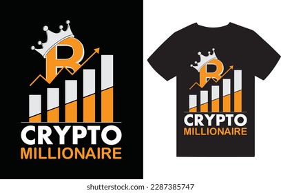 Diseño de camiseta criptográfica. mejor diseño de camiseta criptográfica