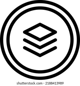 crypto Vector illustration on a transparent background.Premium quality symmbols.Stroke vector icons for concept and graphic design.