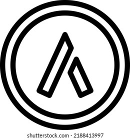 Crypto Vector illustration on a transparent background.Premium quality symmbols.Stroke vector icons for concept and graphic design.