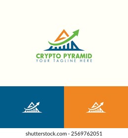 Crypto vector logo design template