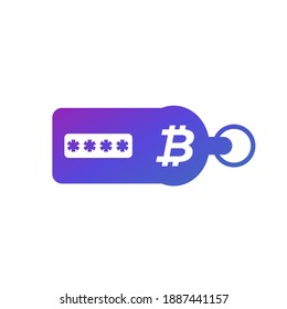 crypto wallet for bitcoin icon