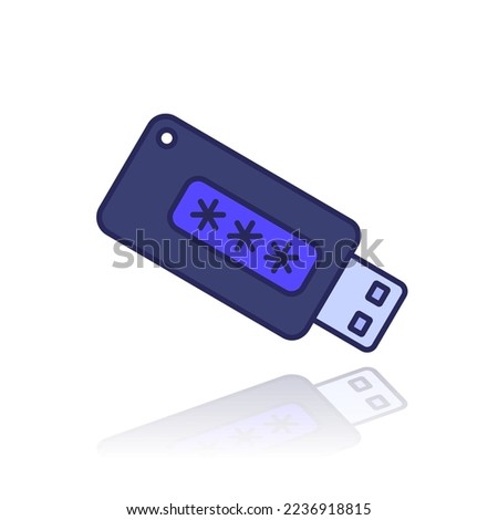 crypto wallet icon isolated on white, vector