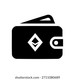 Icono de criptomoneda sobre fondo blanco