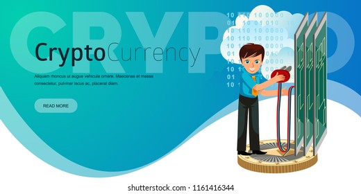 Cryptocoin mining Ethereum poster