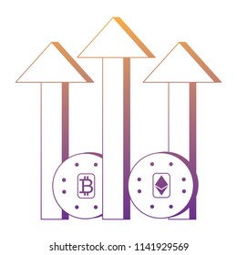 cryptocoins concept design 