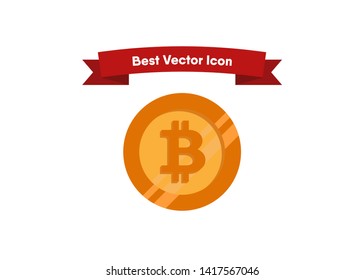 Cryptocurrencies Bitcoin Coin Icons Vector Illustration
