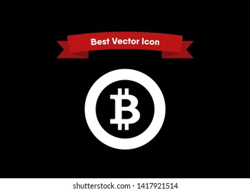 Cryptocurrencies Bitcoin Coin Icons Vector Illustration