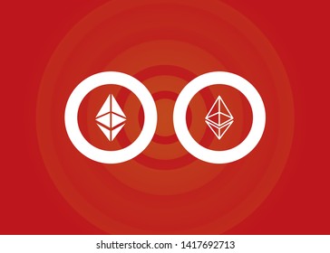 Cryptocurrencies Bitcoin Dash Coin Ripple Coin Ethereum Lite Coin Icons Vector Illustration