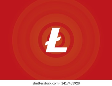 Cryptocurrencies Lite Coin Icons Vector Illustration