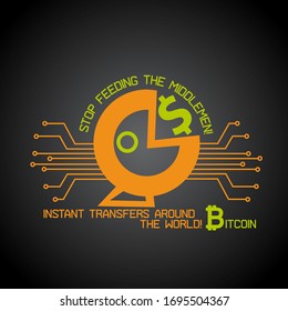 cryptocurrency bitcoin Internet COVER OF A BOOK ABOUT THE INTERNET OR MOBILE COMMUNICATIONS OR NETWORK DEVELOPMENT
