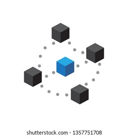 Cryptocurrency - Blockchain Icon